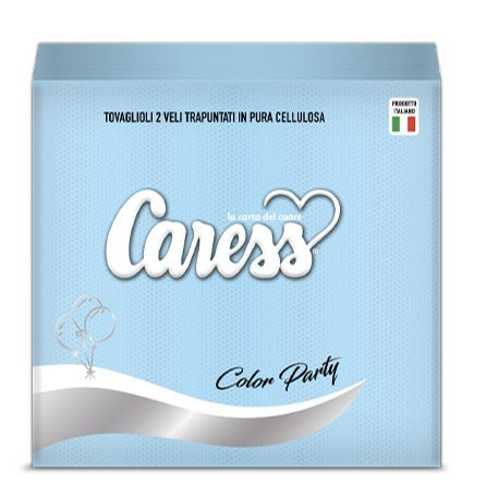 Caress Tovaglioli 2v Color Party Azzurro