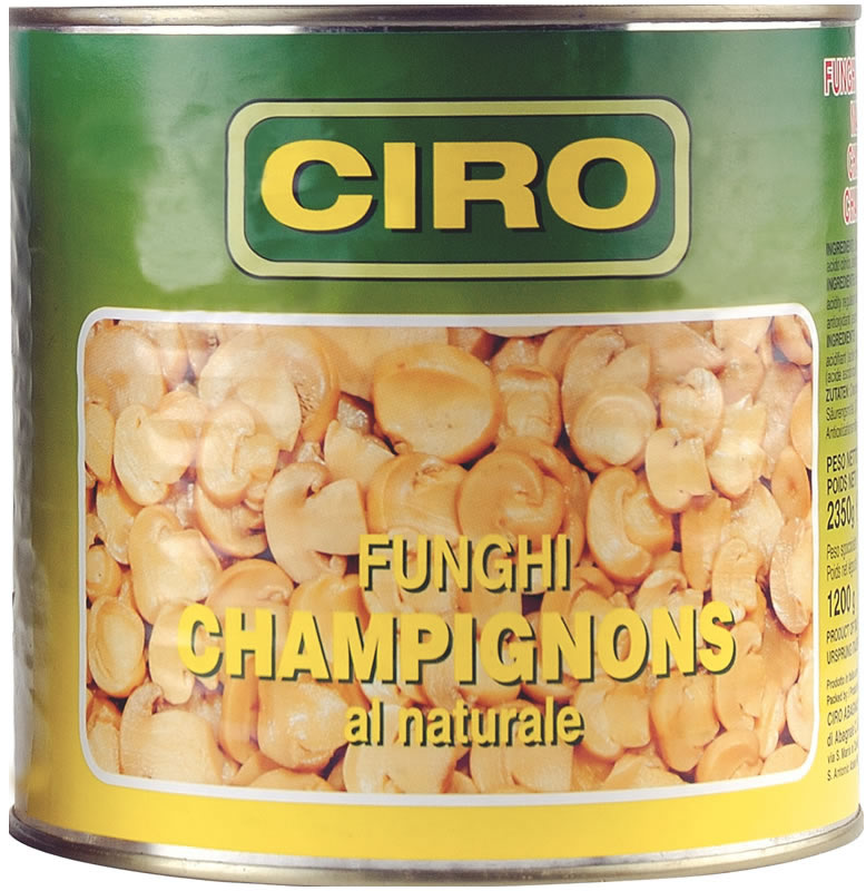 Ciro Funghi Champignon Al Naturale Kg 3