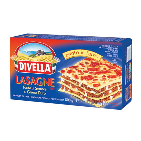 Divella Lasagne N. 109 Gr. 500
