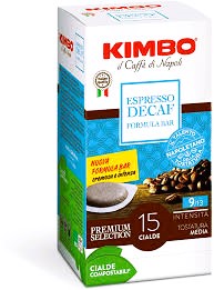 Kimbo Espresso Decaffeinato Cialde Pz.15