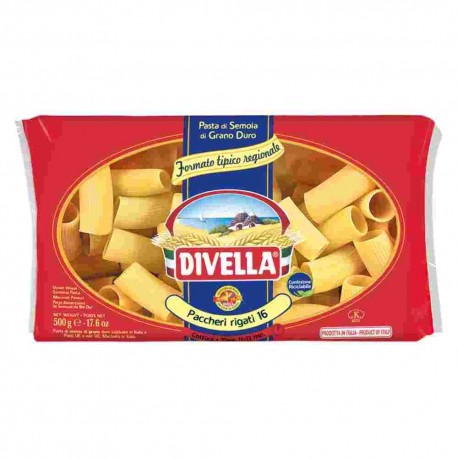 Divella Paccheri Rigati N  16 Gr 500