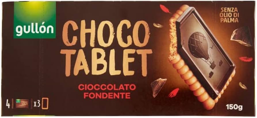Gullon Choco Tablet Ciocc Fond Gr 150