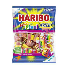 Haribo Rainbow Pixel Frizzi Gr 80