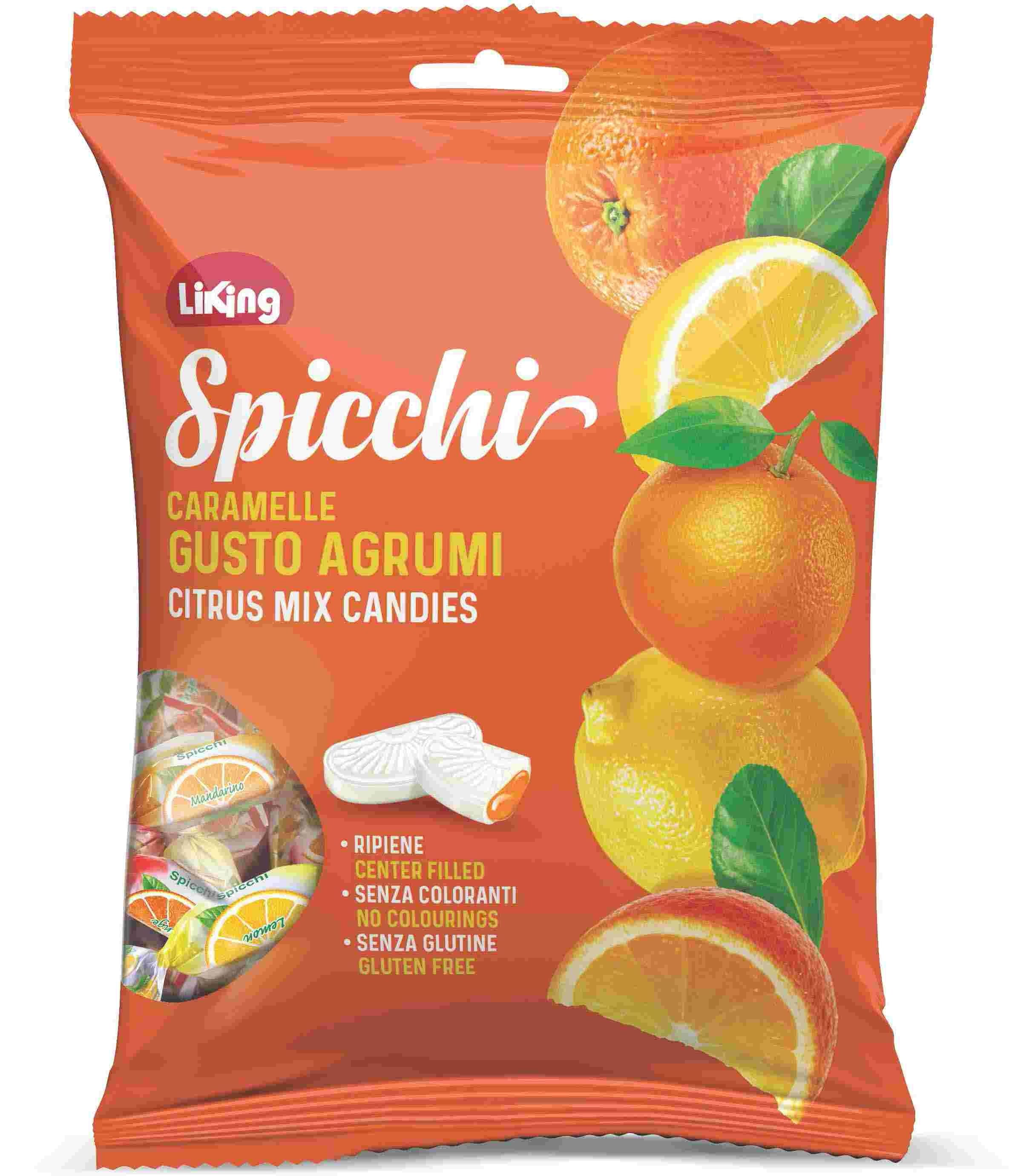 Liking Caramelle Spicchi Agrumi Gr 150
