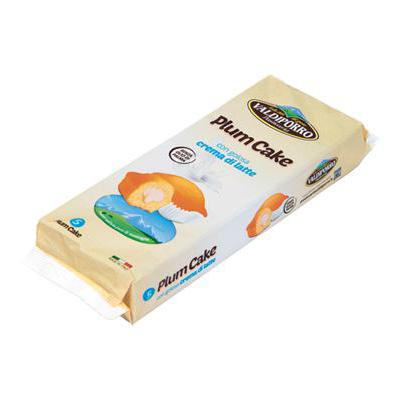 Valdiporro Plum Cake Crema Latte Gr 205