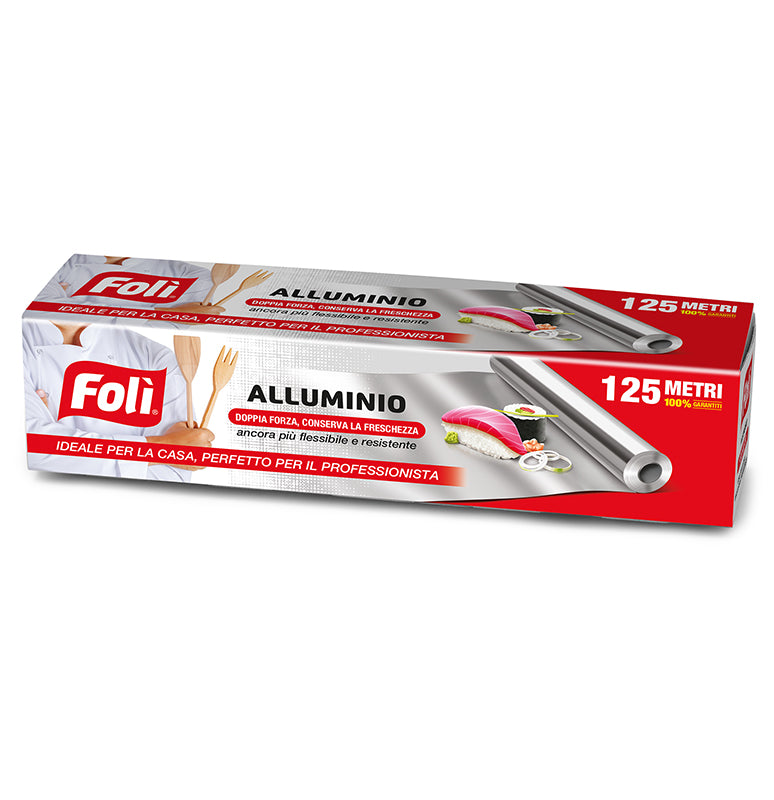 Foli Rotolo Alluminio Mt 125
