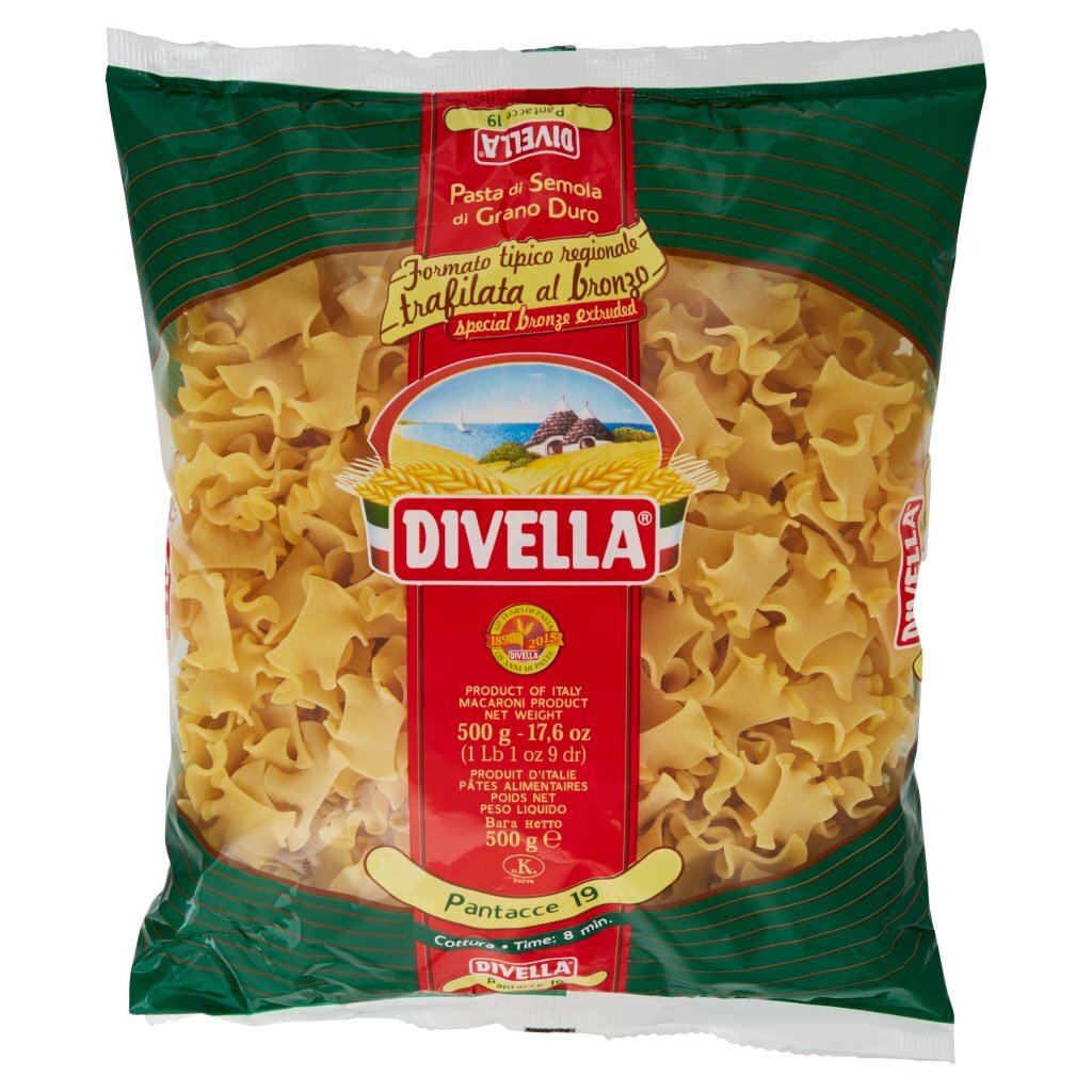 Divella Pantacce Traf.bronzo N.19 Gr.500