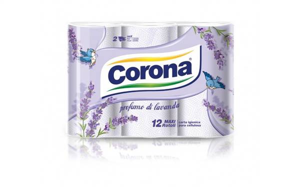 Corona Carta Igienica 12 Rot Lavanda