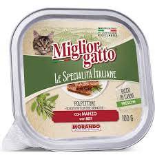 Migliorgatto Pate  Polp Con Manzo Gr 100