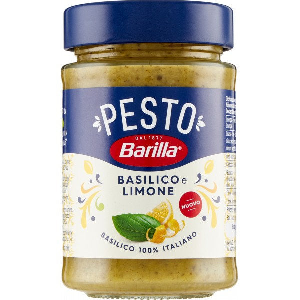 Barilla Pesto Basilico E Limone Gr 190