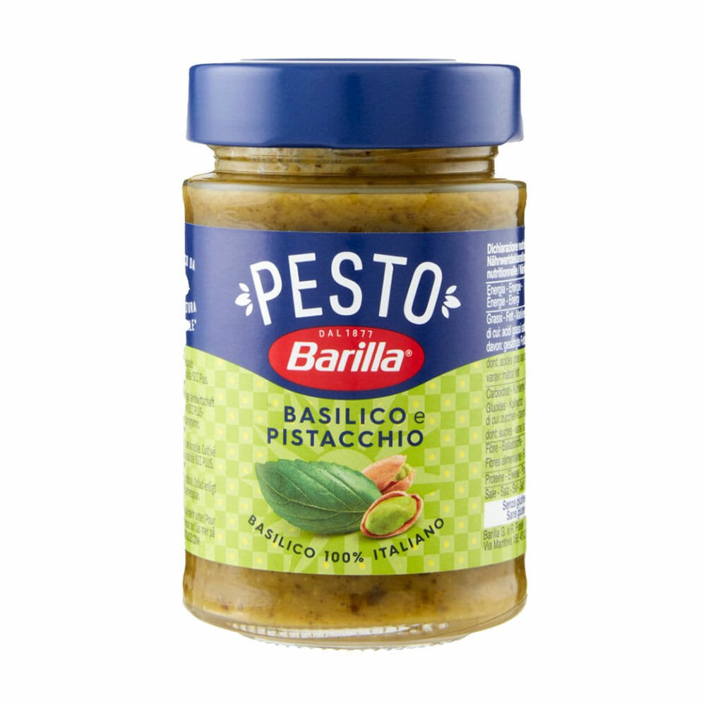 Barilla Pesto Basilico Pistacchio Gr 190