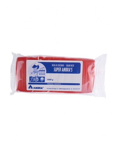 Ambra S Pasta Zucchero Rosso Kg 1