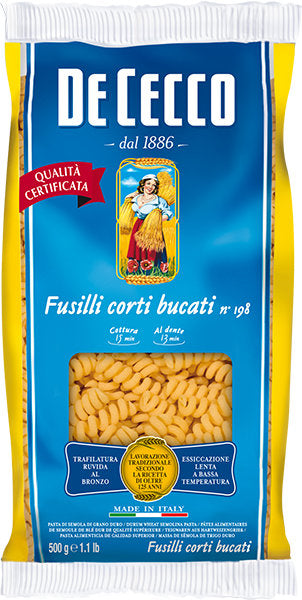 De Cecco Fusilli Corti Bucati N  198 Gr