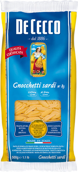 De Cecco  Gnocchetti Sardi N  83 Gr 500