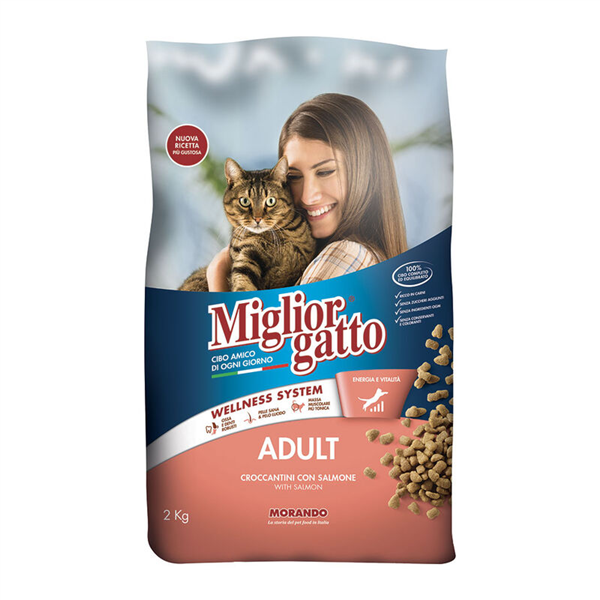 M.migliorgatto Crocc. Salmone Kg. 2
