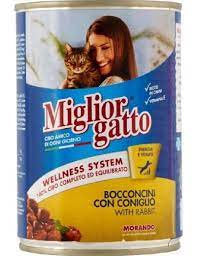 Migliorgatto Bocconcini Coniglio Gr 405