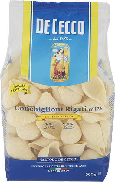 De Cecco Conchiglioni Rigati N  126 Gr 5