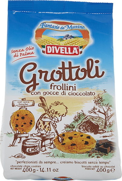 Divella Frollini Grottoli Cioccolato 400