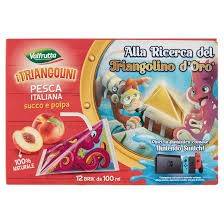 Valfrutta Triangolini Pesca Ml.100x8
