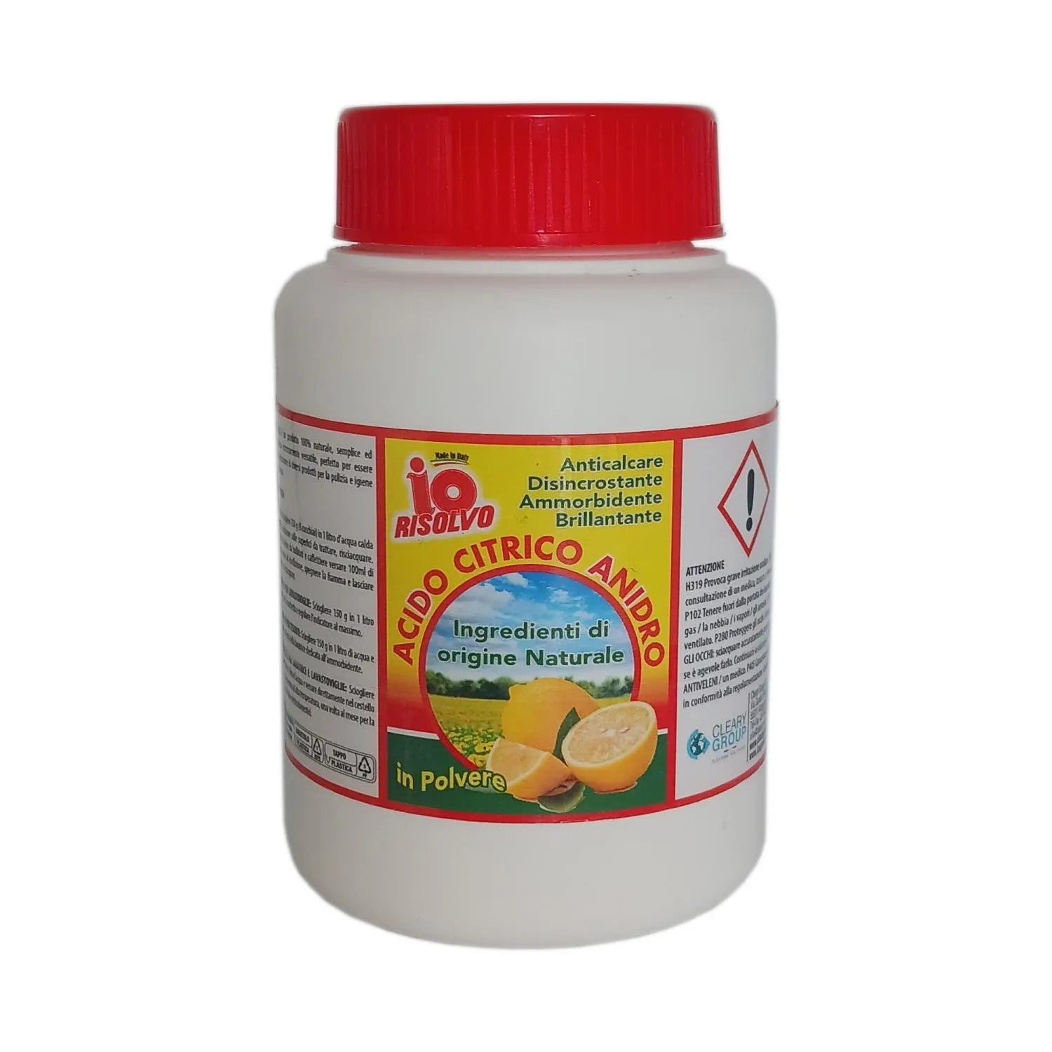 Acido Citrico Anidro Puro Gr 500