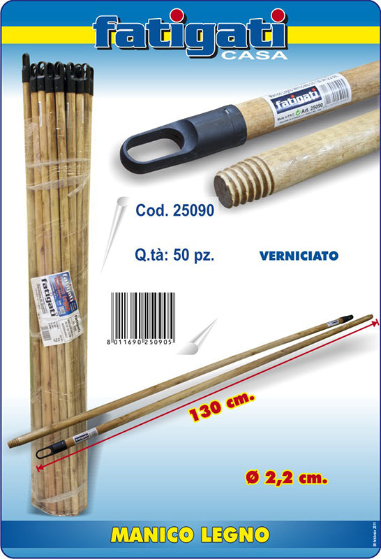 Fatigati Manici Scopa Legno 130 Cm