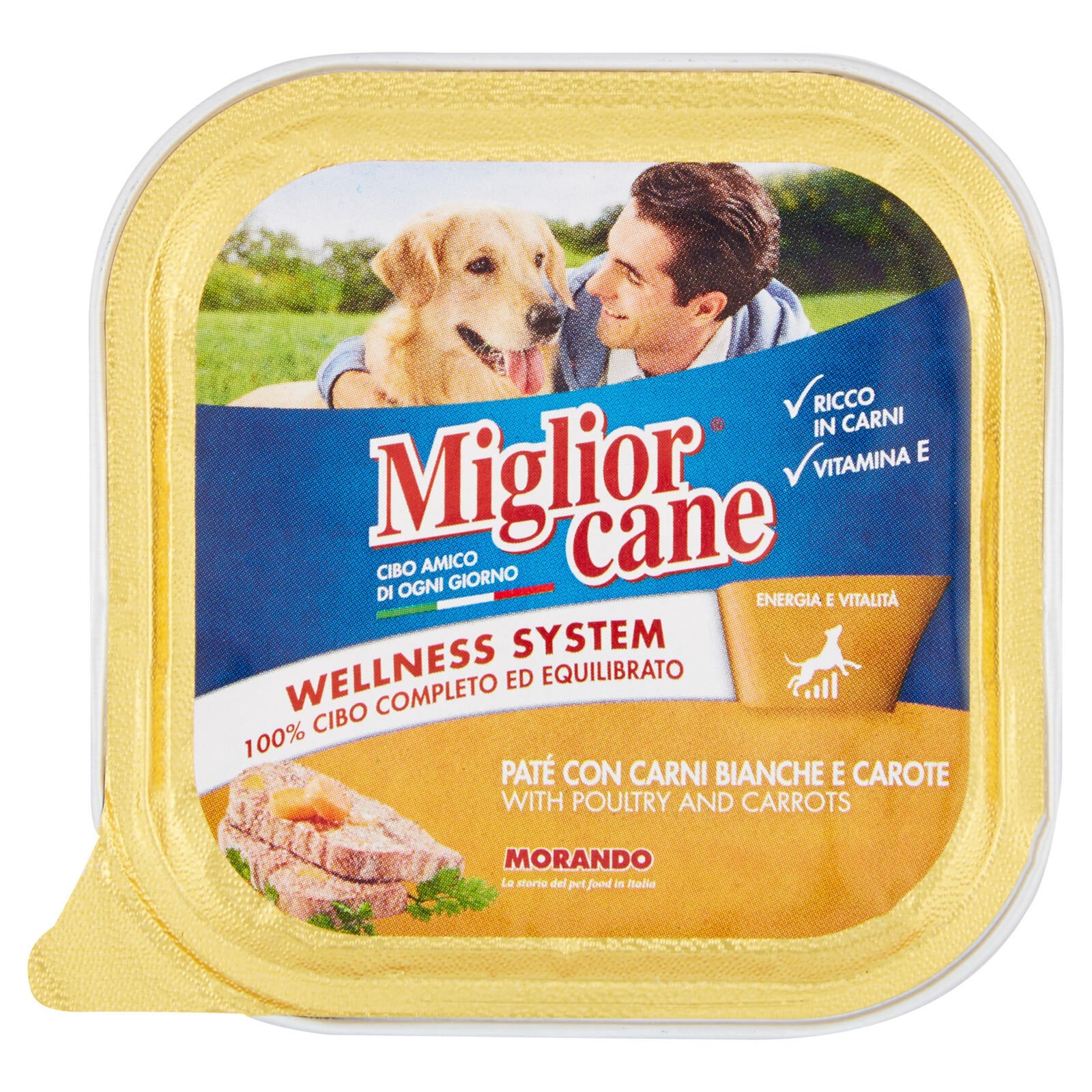 Migliorcane Pate Carne B. Carota Gr.150