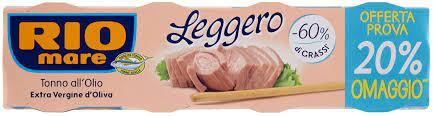 Rio Mare Tonno Leggero O Evo Gr 60x4