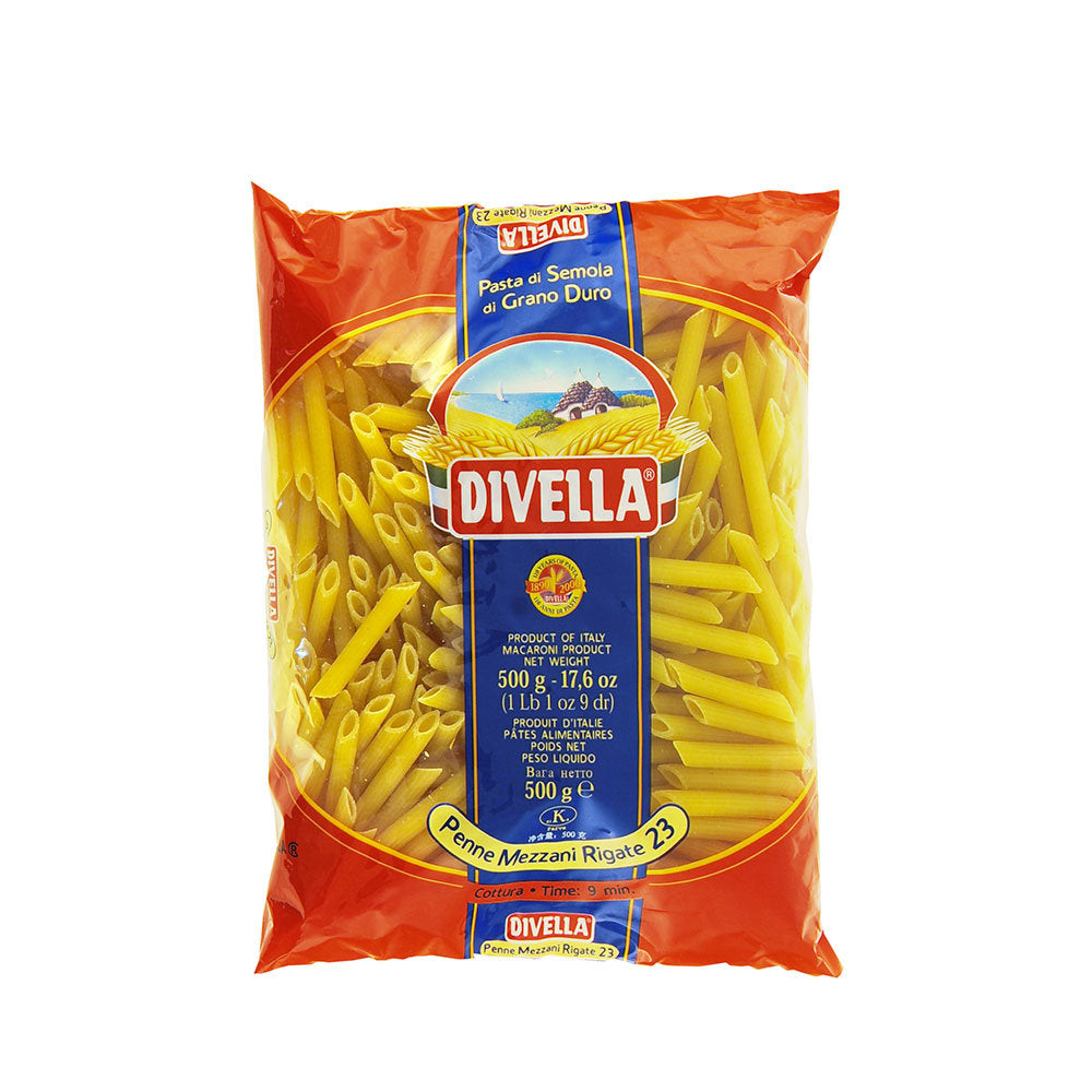 Divella Penne Mezzani Rigate N  23 Gr 50
