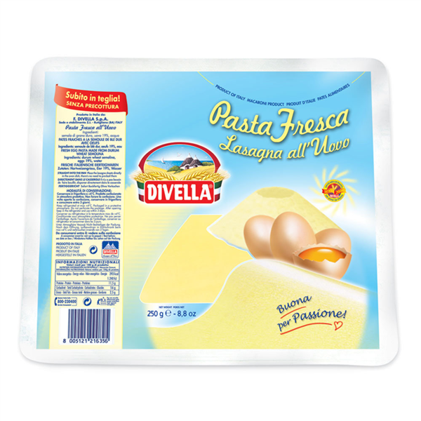 Divella Lasagna All'uovo P.fresca Gr.250