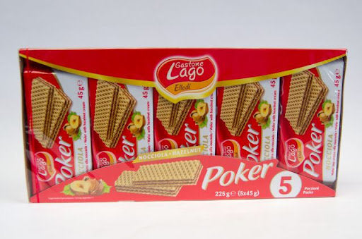 Lago Wafer Poker Nocciola Gr 45x4