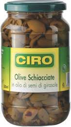 Ciro Olive Schiacciate In Olio Gr 580