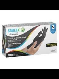 Smilex Guanti Nitrile Neri S Pz 100