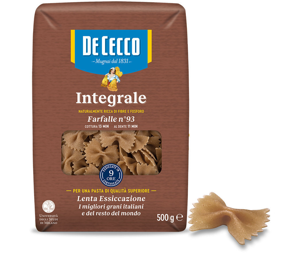 De Cecco Farfalle Integrali N  93 Gr 500