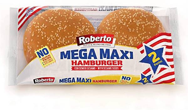 Roberto Mega Maxi Hamburger Sesamo Gr 25