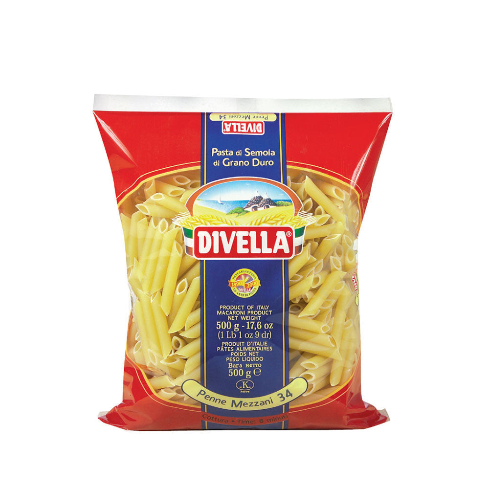 Divella Penne Mezzani N  34 Gr 500