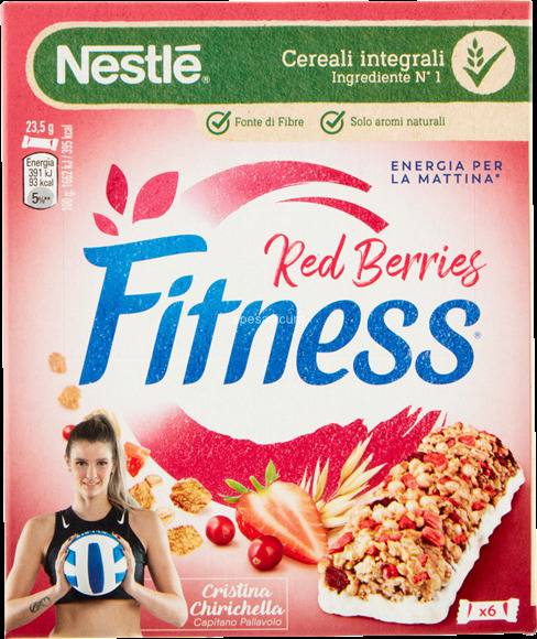 Nestle  Fitness Barrette Frutti Rossi Gr