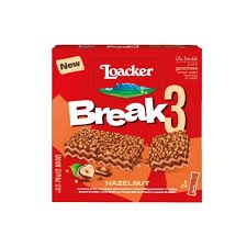 Loacker Break3 Gr.19x4 Hazelnut