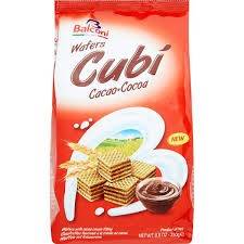 Balconi Wafer Cubi  Cacao Gr 250