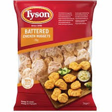 Tyson Battered Chicken Nuggets Kg.1