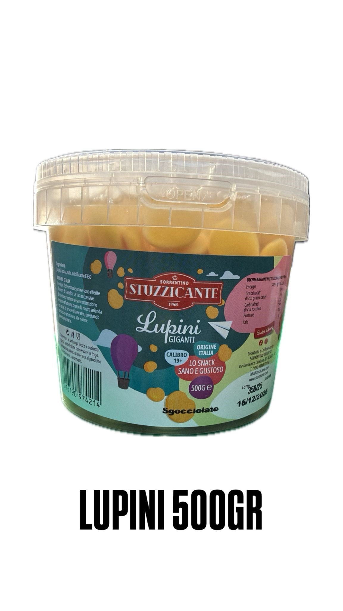 Stuzzicante Lupini In Salamoia Gr. 500