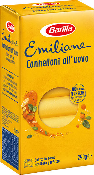 Barilla Emiliane Cannelloni Uovo Gr 250