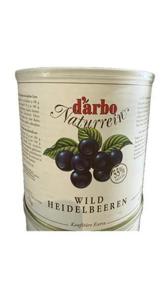 Darbo Confettura Mirtilli Neri Kg.3