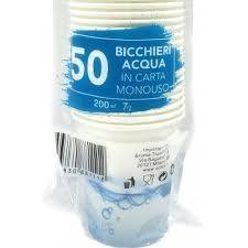 Sofys Bicchieri Acqua Carta Pz.50 Ml.200