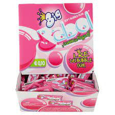 Perfetti Big Babol Panna E Fragola Mono