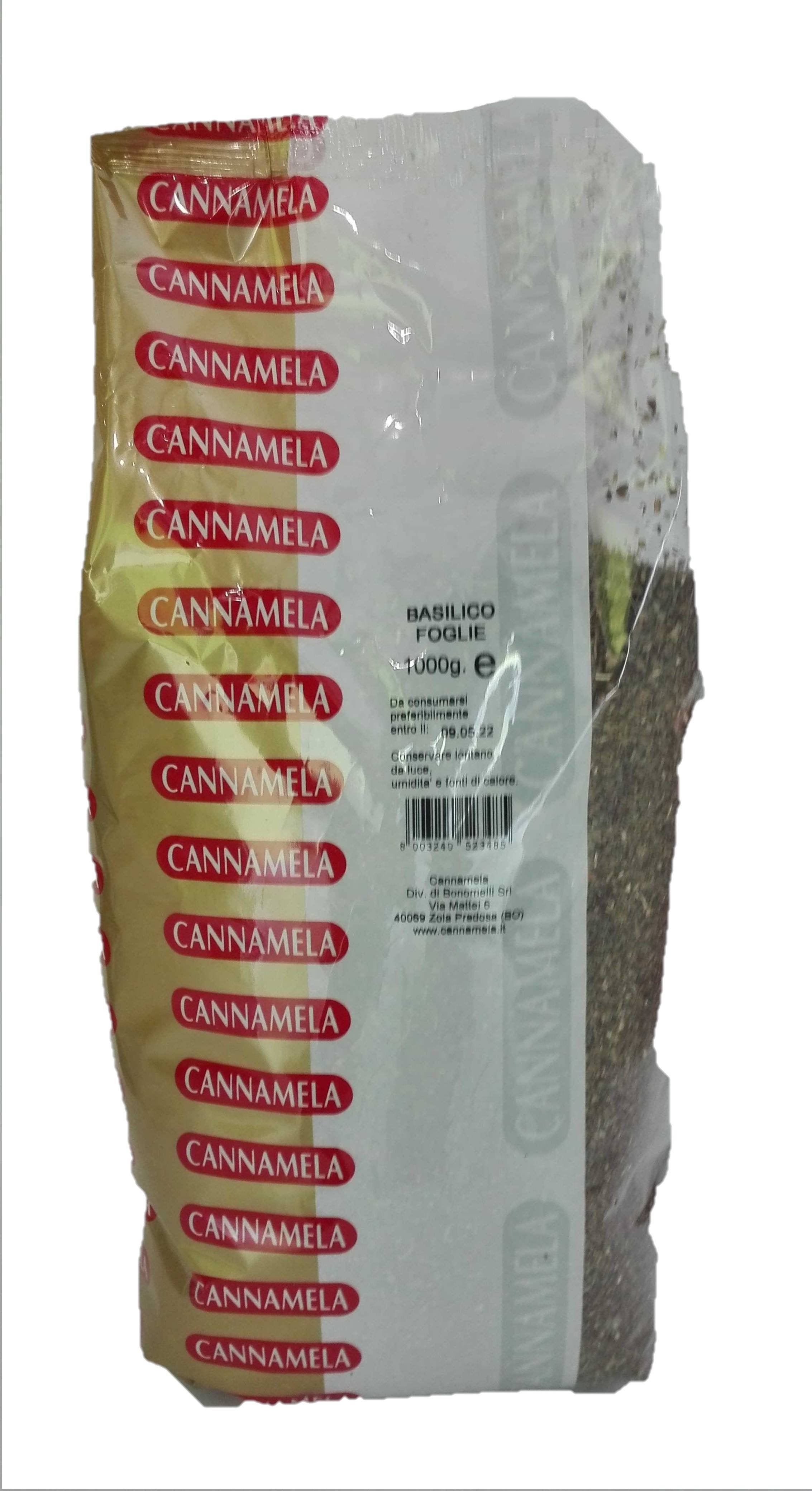 Cannamela Basilico Foglie Kg 1