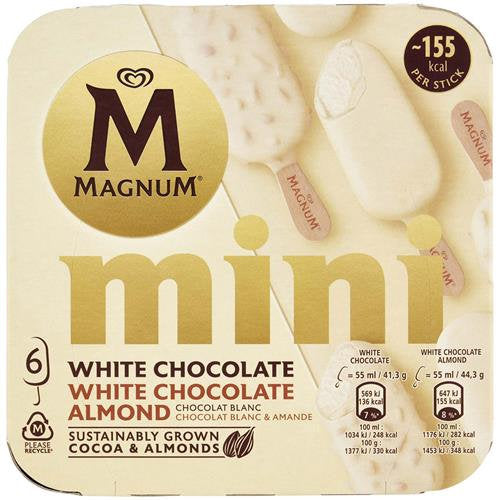Algida Magnum Mini White  Gr 256 8 X 6