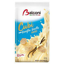 Balconi Wafer Cubi  Vaniglia Gr 250