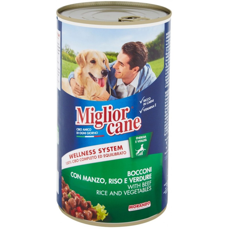 Migliorcane Bocc Manzo Riso Verdure Kg 1