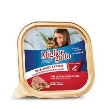 Migliorgatto Pate  Manzo E Cuore Gr 100