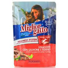Migliorgatto Stracc. Salmone Ton. Gr.100